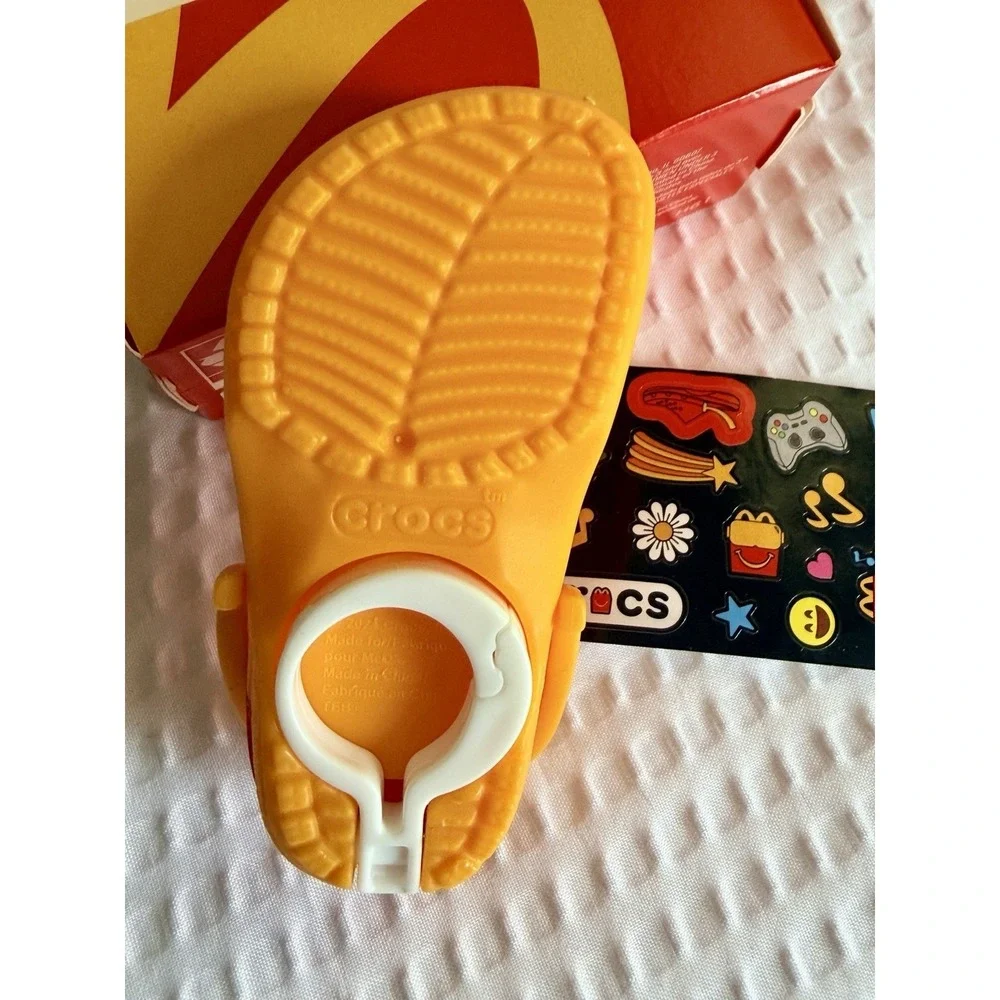 McDonald's Happy Meal Crocs Shoe Keychain Golden Arches Toy Number 4 In Box